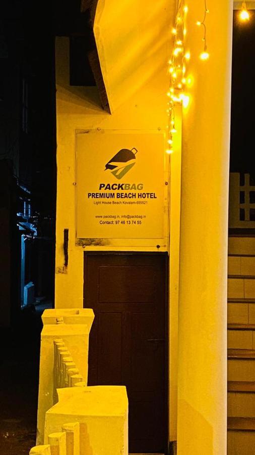 Packbag Beach Hotel Kovalam Exteriör bild